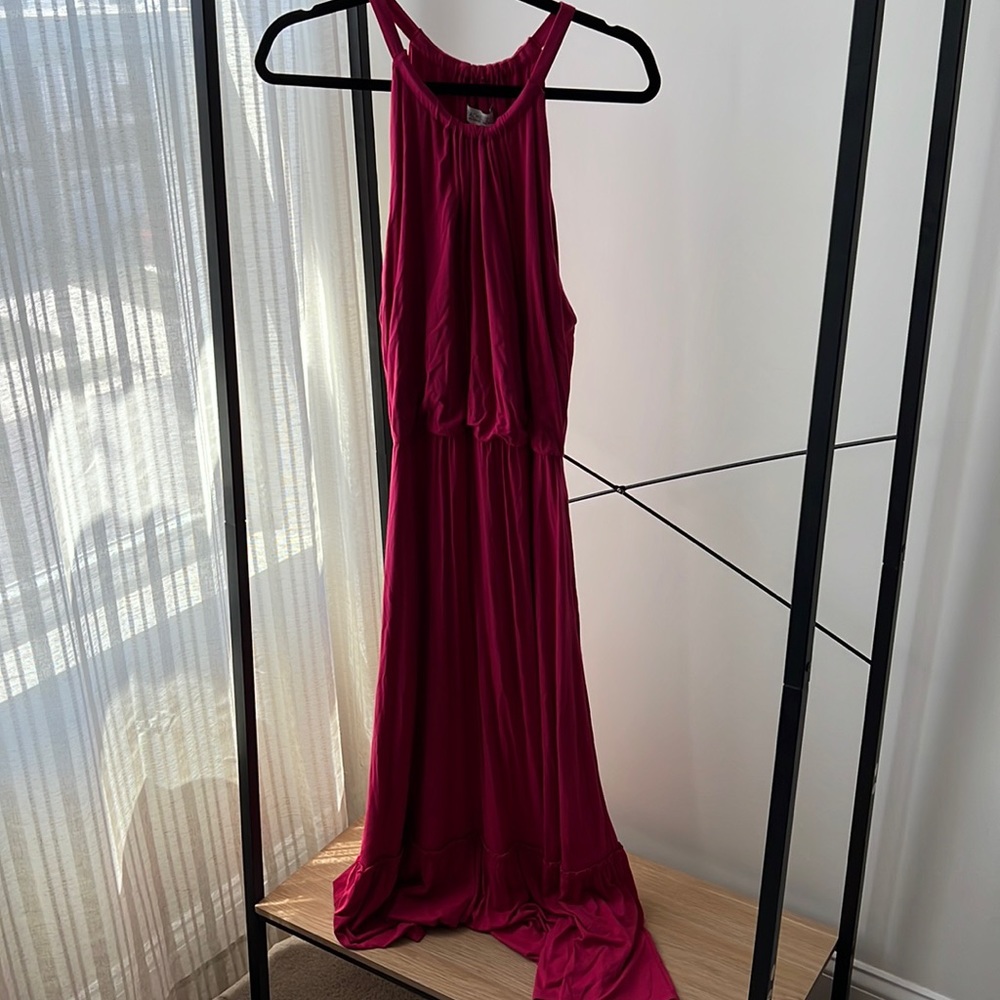 Rachel Zoe Halter Maxi Dress